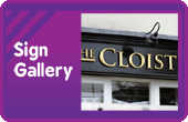 View pictures of some signs which we have made