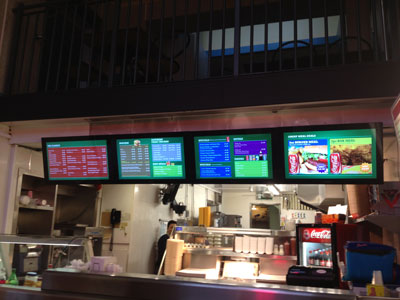 Digital Menus & Signs